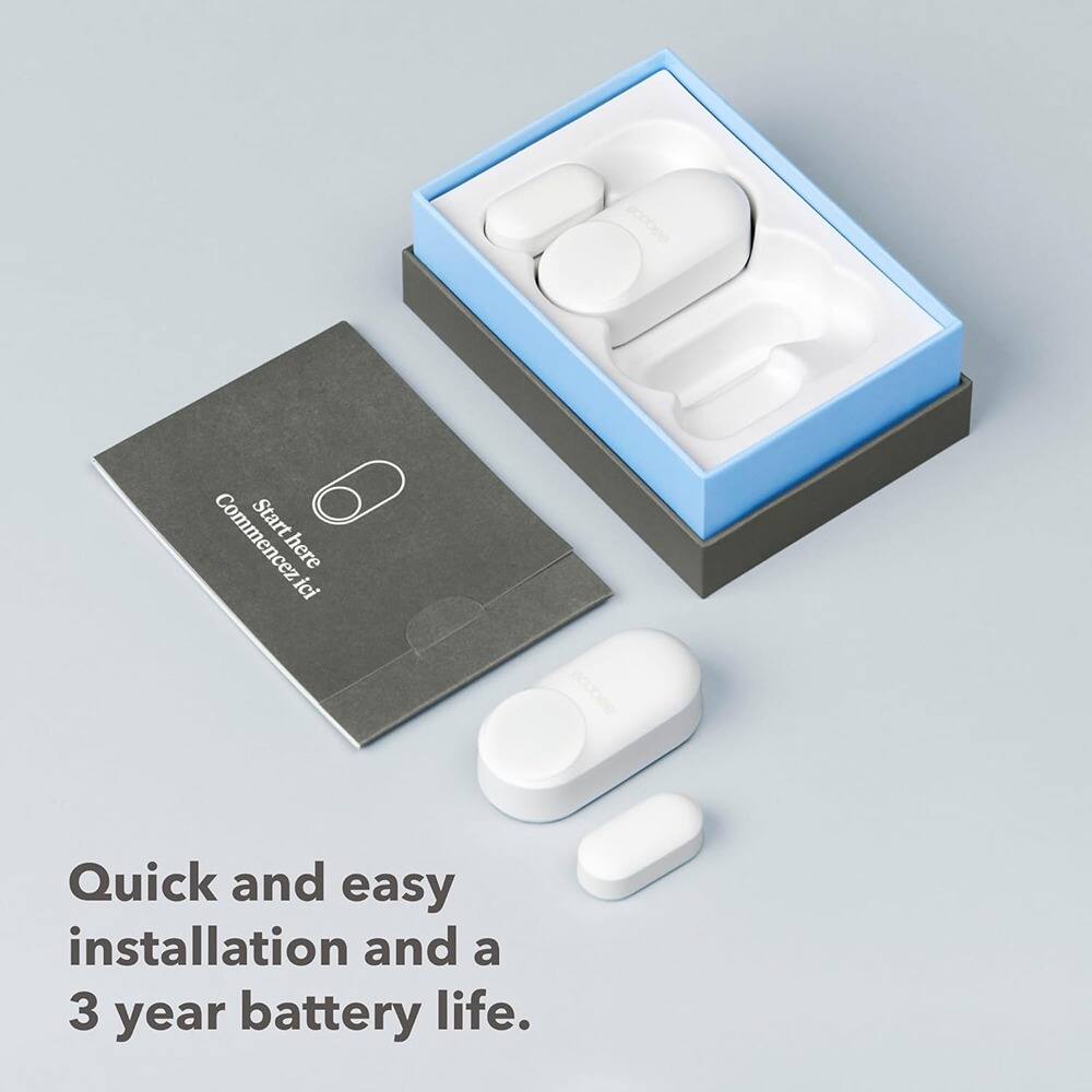 Start here  
Commencez ici  

Quick and easy installation and a 3 year battery life.