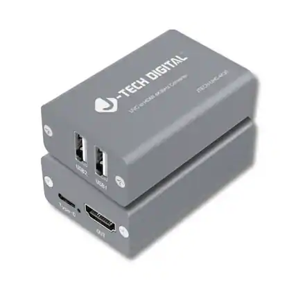 J-TECH DIGITAL
JTECH-UHC-4K30
UVC 10 HDMI 4K30Hz Converter
USB2 USB1
Type-C
OUT