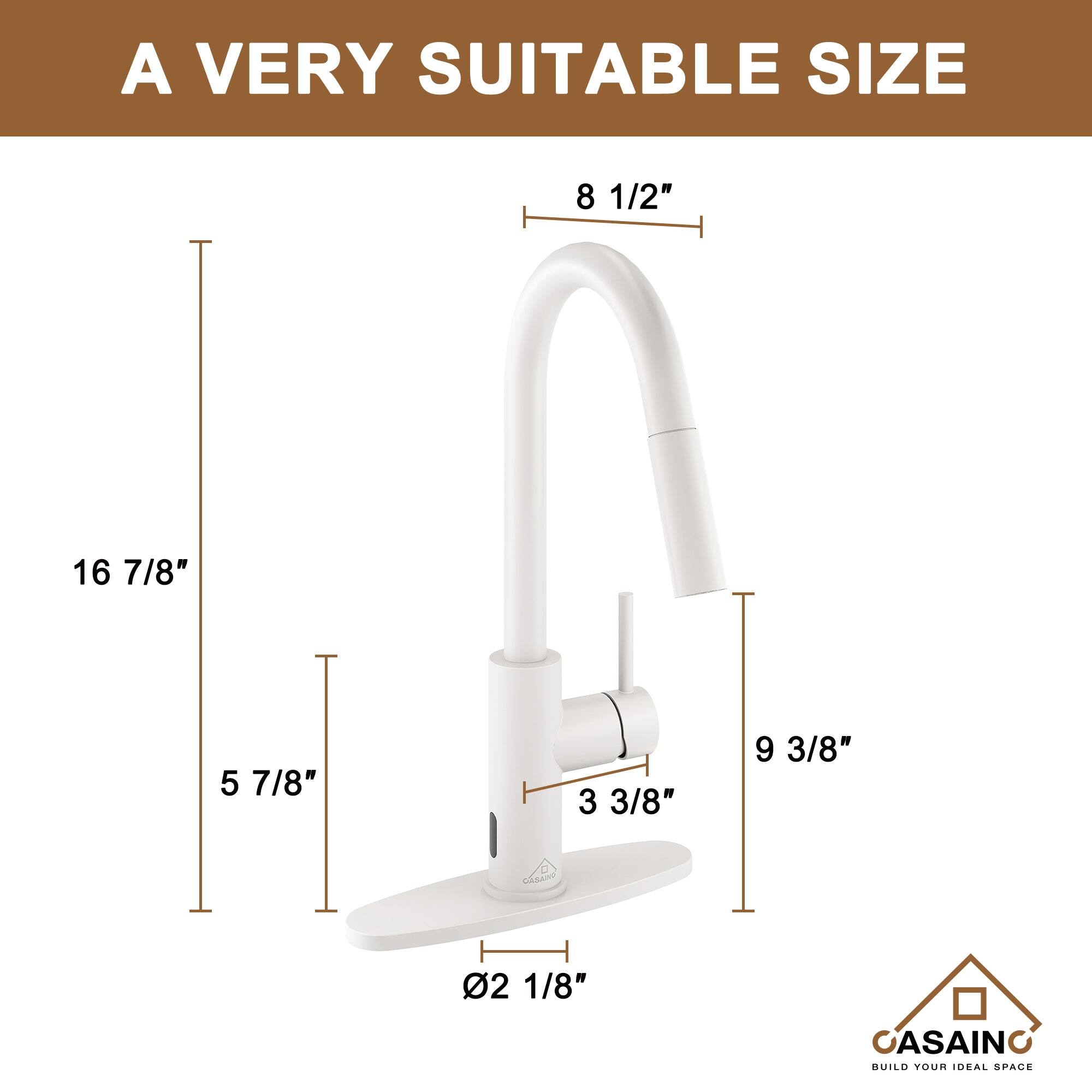 A VERY SUITABLE SIZE

- 16 7/8"
- 5 7/8"
- 8 1/2"
- 9 3/8"
- 3 3/8"
- Ø2 1/8"

CASAINO
BUILD YOUR IDEAL SPACE