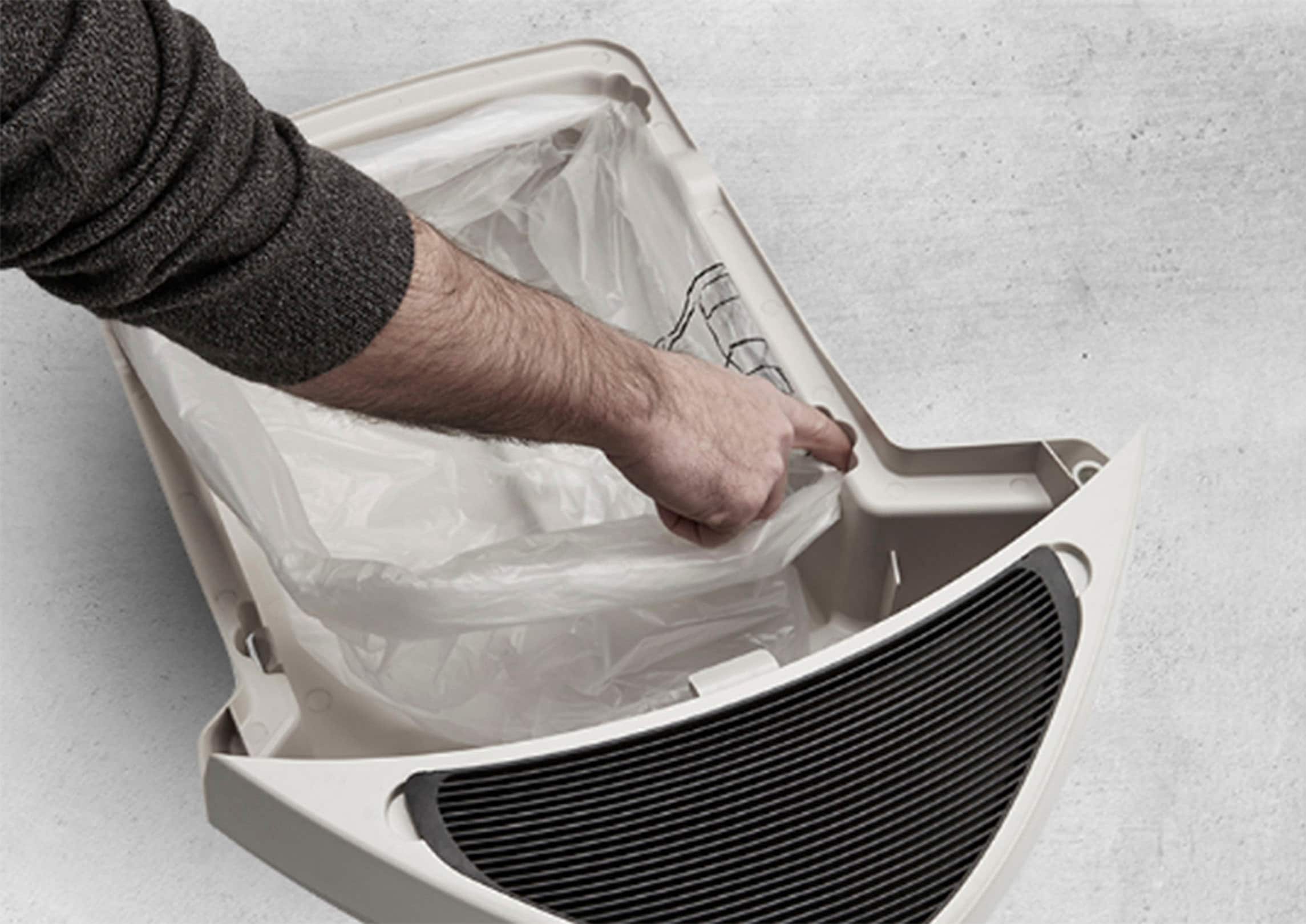 Angle. Whisker - Litter-Robot Waste Drawer Liners - 50 Pack.