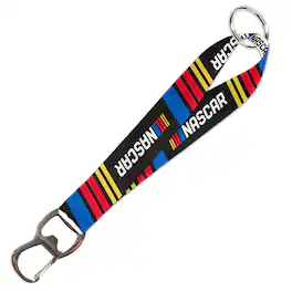 WinCraft - NASCAR Merchandise Bottle Opener Key Strap - Multicolor