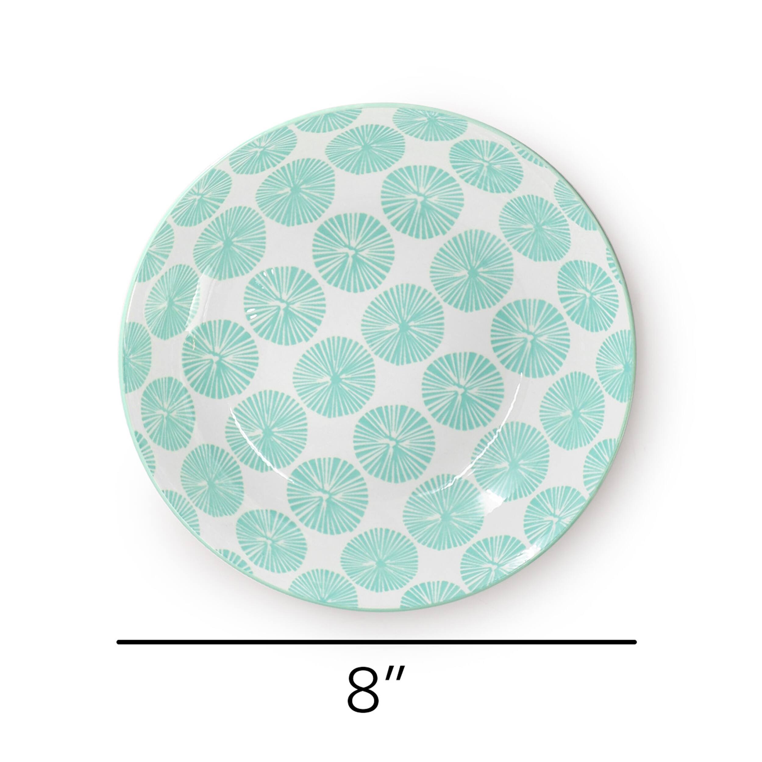 Alt View 4. Elama - Elama Giovanna 6 Piece Assorted Porcelain Bowl Set - Assorted Blue, Red, Yellow, Orange, Black.