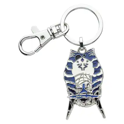 Front. Star Wars - Star Wars Ahsoka Pendant Keychain - Blue.