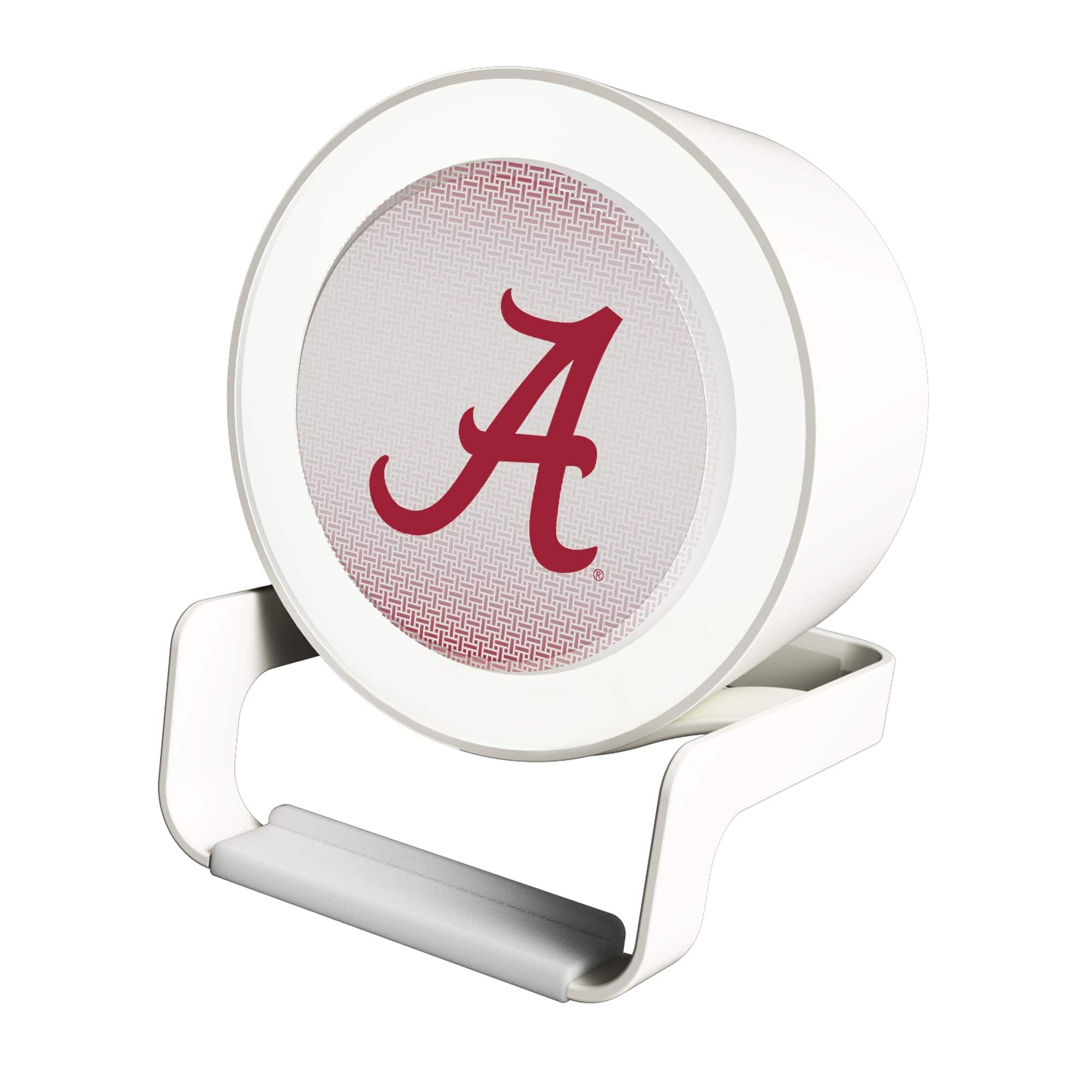 Keyscaper - Alabama Crimson Tide Linen Print Nightlight Charger & Bluetooth Speaker - White