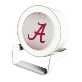 Keyscaper - Alabama Crimson Tide Linen Print Nightlight Charger & Bluetooth Speaker - White