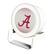 Front. Keyscaper - Alabama Crimson Tide Linen Print Nightlight Charger & Bluetooth Speaker - White.