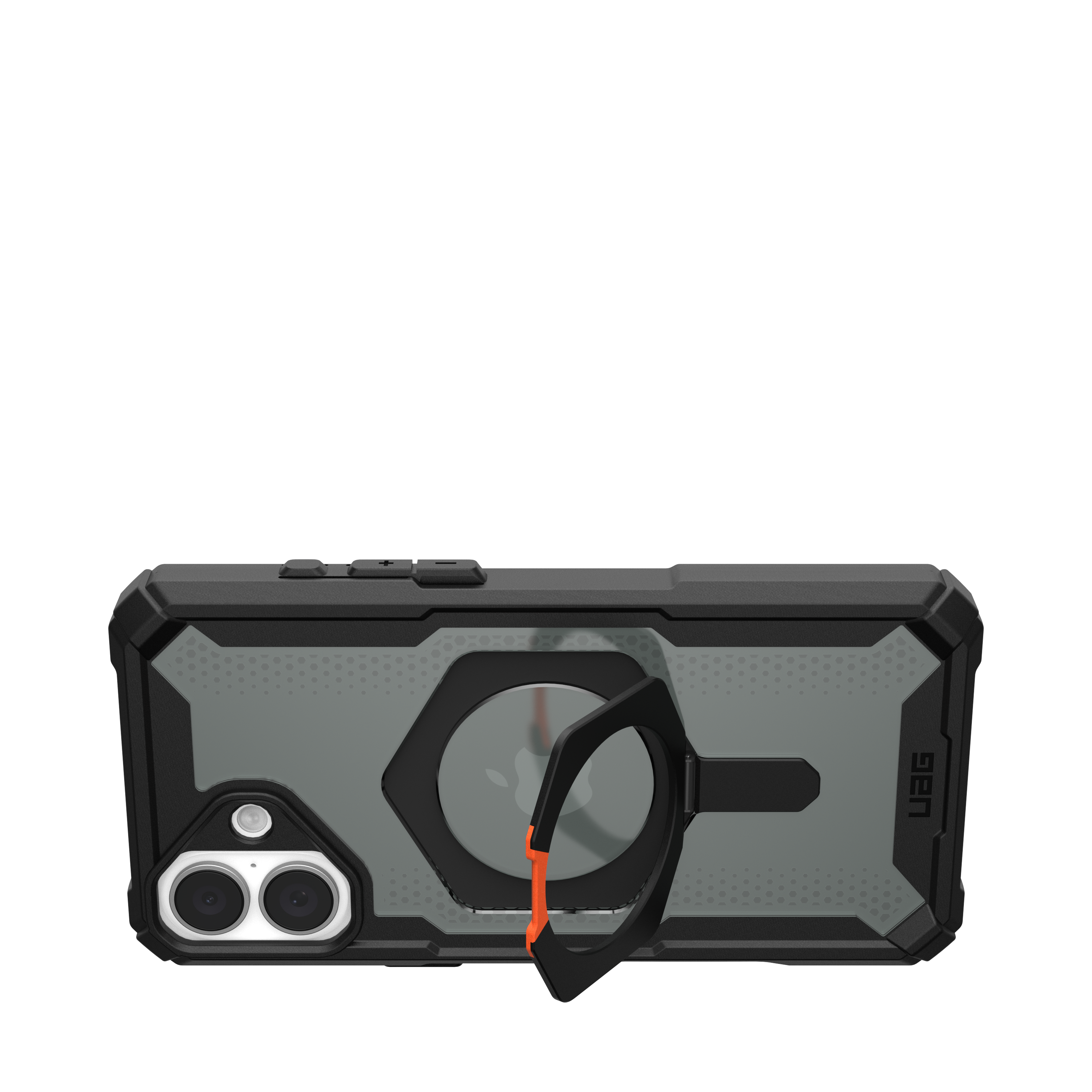 Alt View 1. UAG - Plasma XTE Series Case with Magsafe for Apple iPhone 16 Plus - Black/Orange.
