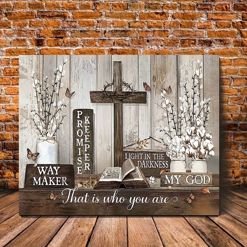 WAY MAKER  
PROMISE KEEPER  
LIGHT IN THE DARKNESS  
MY GOD  

That is who you are