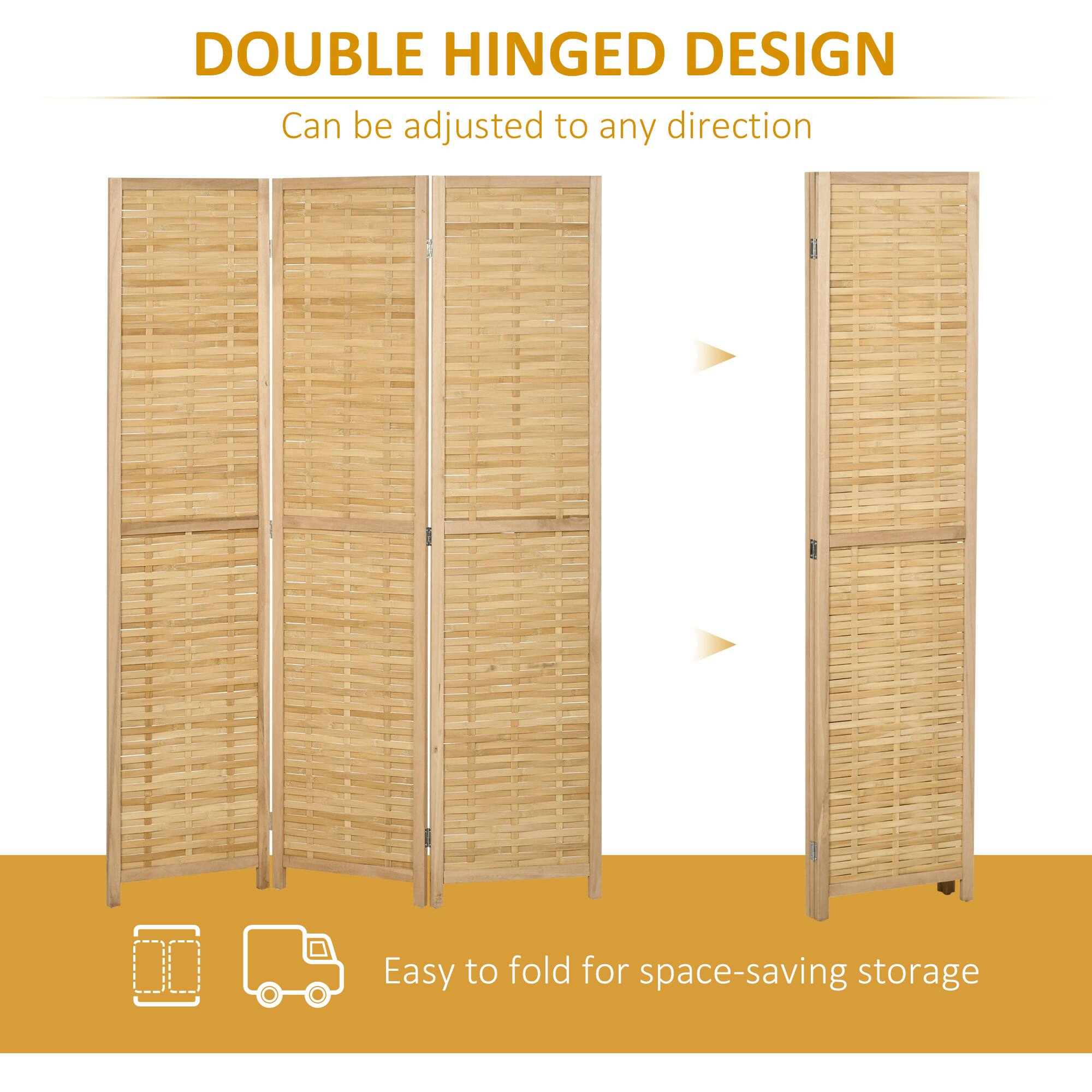 DOUBLE HINGED DESIGN
Can be adjusted to any direction
Easy to fold for space-saving storage