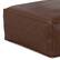 Alt View 15. Simpli Home - Brody Large Square Coffee Table Pouf - Distressed Dark Brown.