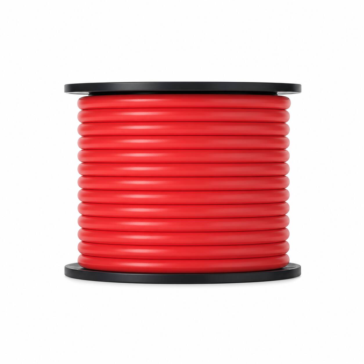 Alt View 4. SoundBox - SoundBox PW0-50R, 1/0 Gauge OFC Copper Battery Power / Ground Wire Spool - 50 Ft.