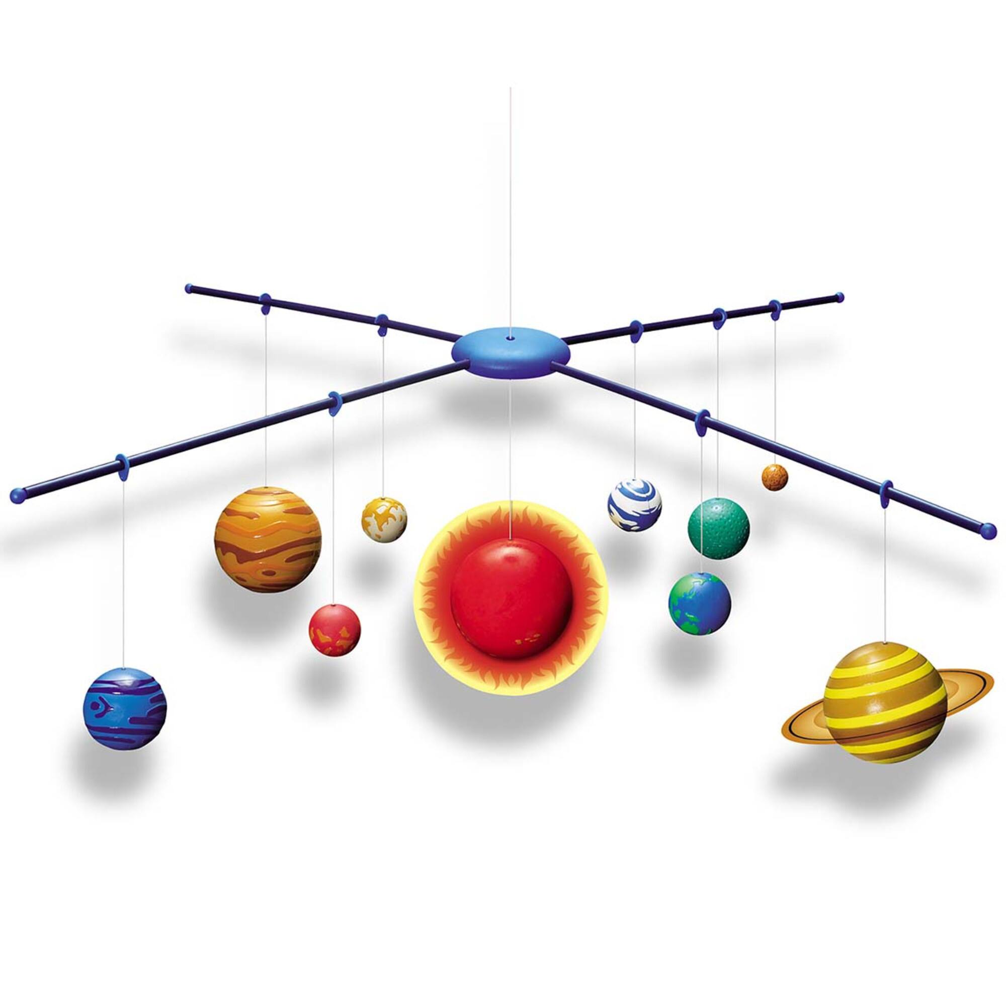 Alt View 2. 4M - Solar System Model Making Kit - DIY Paint and Build A 3D Planet Mobile, Craft and Hang Your Own Space Décor - Multicolor.