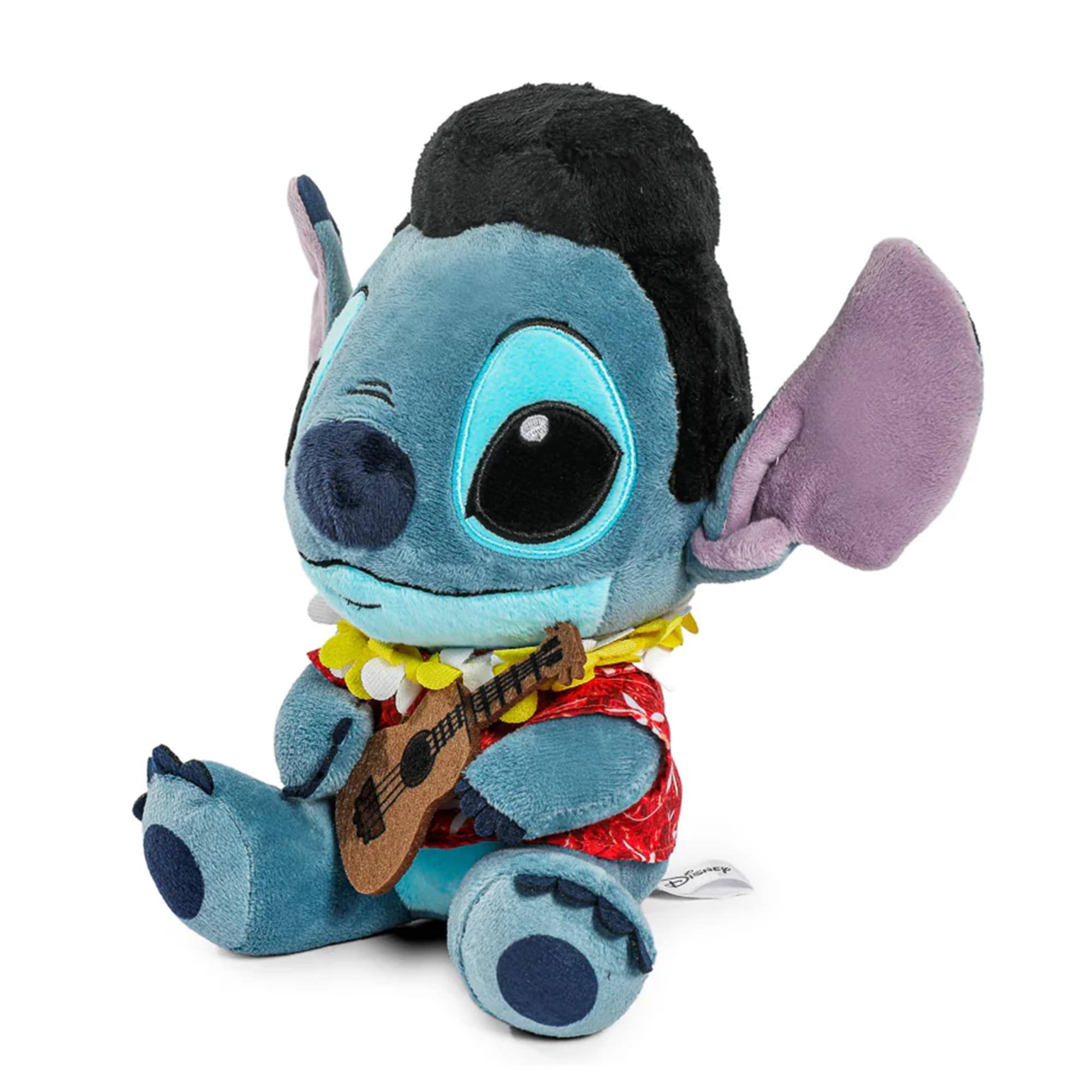 Alt View 4. Kidrobot - Disney Lilo & Stitch 9 Inch Elvis Stitch Plush | Blue Hawaiin - Blue.