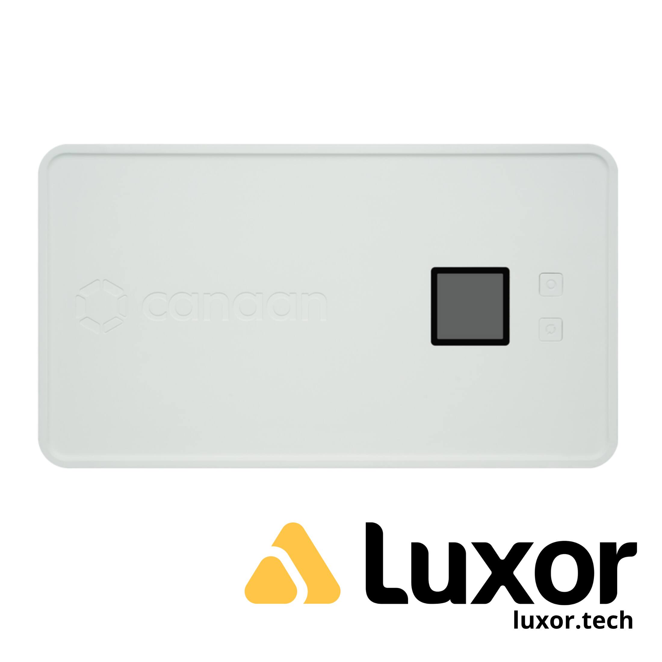 Canaan  
Luxor  
luxor.tech