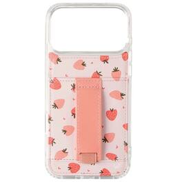 Walli Cases - iPhone 17 Pro Phone Case with Wallet and Finger Strap - Berry Bliss