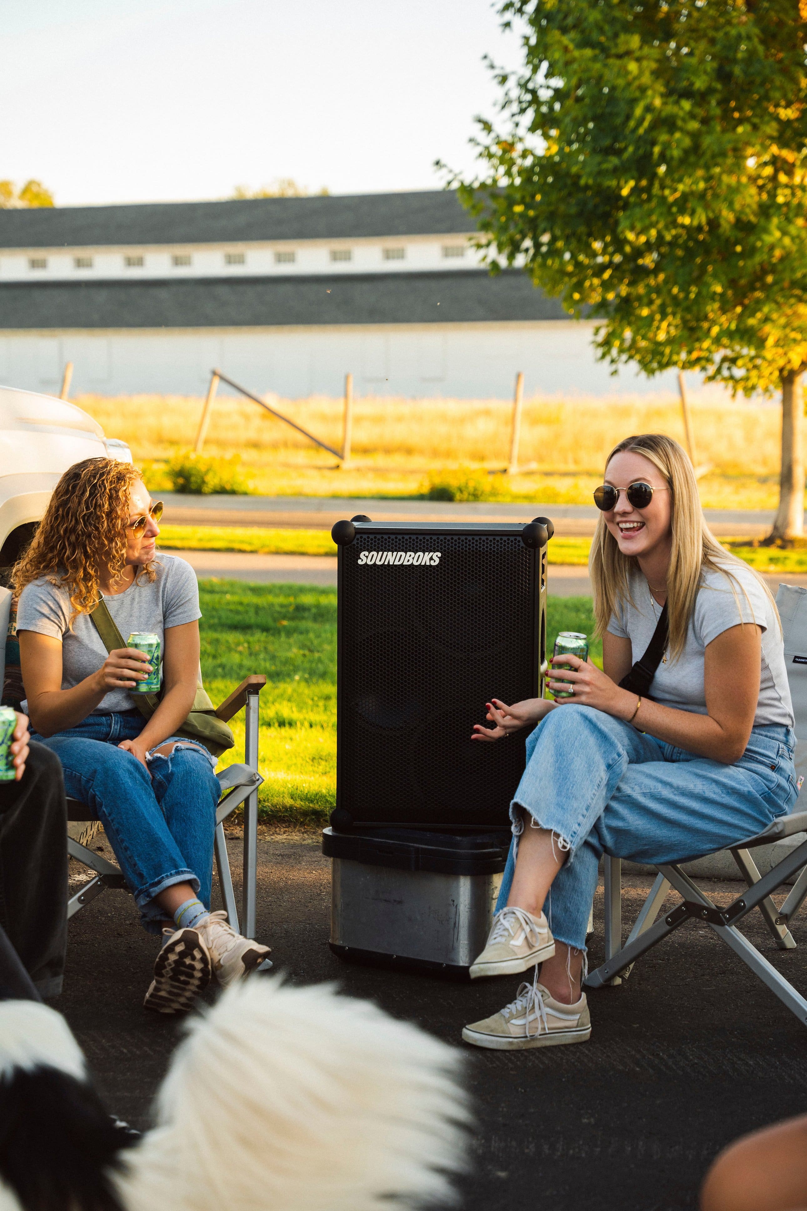 Alt View 11. SOUNDBOKS - 4 - Portable Bluetooth Speaker with Swappable Rechargable Battery - Black.