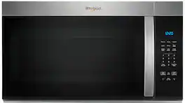 Whirlpool - 1.7 Cu. Ft. Over-the-Range Microwave with 1000-Watts Cooking Power - Stainless Steel