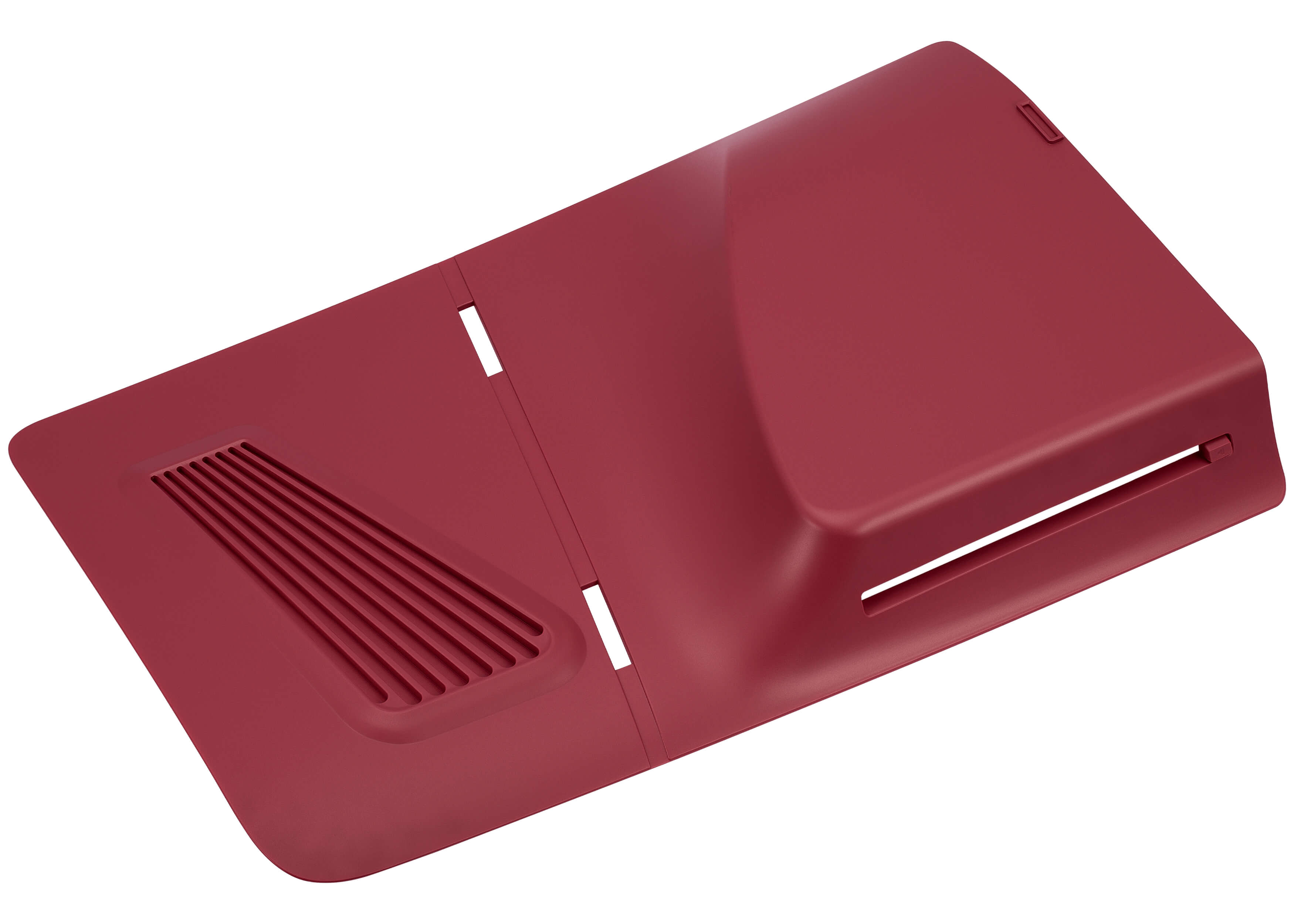 Alt View 2. MobileSentrix - Rose Red Console Shell Faceplate Covers Replacement Compatible For PlayStation 5 Slim PS5 (2 Piece Set) - Rose Red.