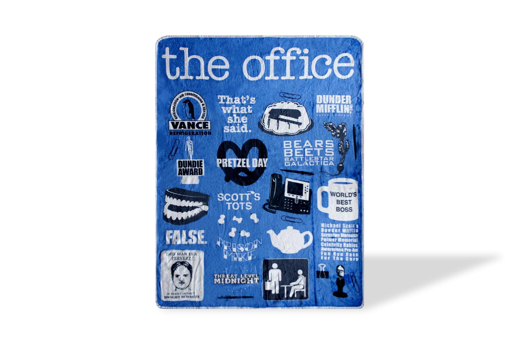 the office  
AIR CONDITIONING  
That's what she said.  
DUNDER MIFFLIN  
REFRIGERATION  
BEARS BEETS BATTLESTAR GALACTICA  
PRETZEL DAY  
SCOTT'S WORLD'S BEST TOTS  
BOSS FALSE  
PRISON MAN IS A PERVERT  
Michael SCOLL  
Bunder Mitter Scranten  
Meredith Palmer Memorial  
Celebrity Rabbles Awareness  
Pro Amn Fun  
Bum Race For The Cure  
THREAT LEVEL MIDNIGHT  
DWIGHT SCHRUTE