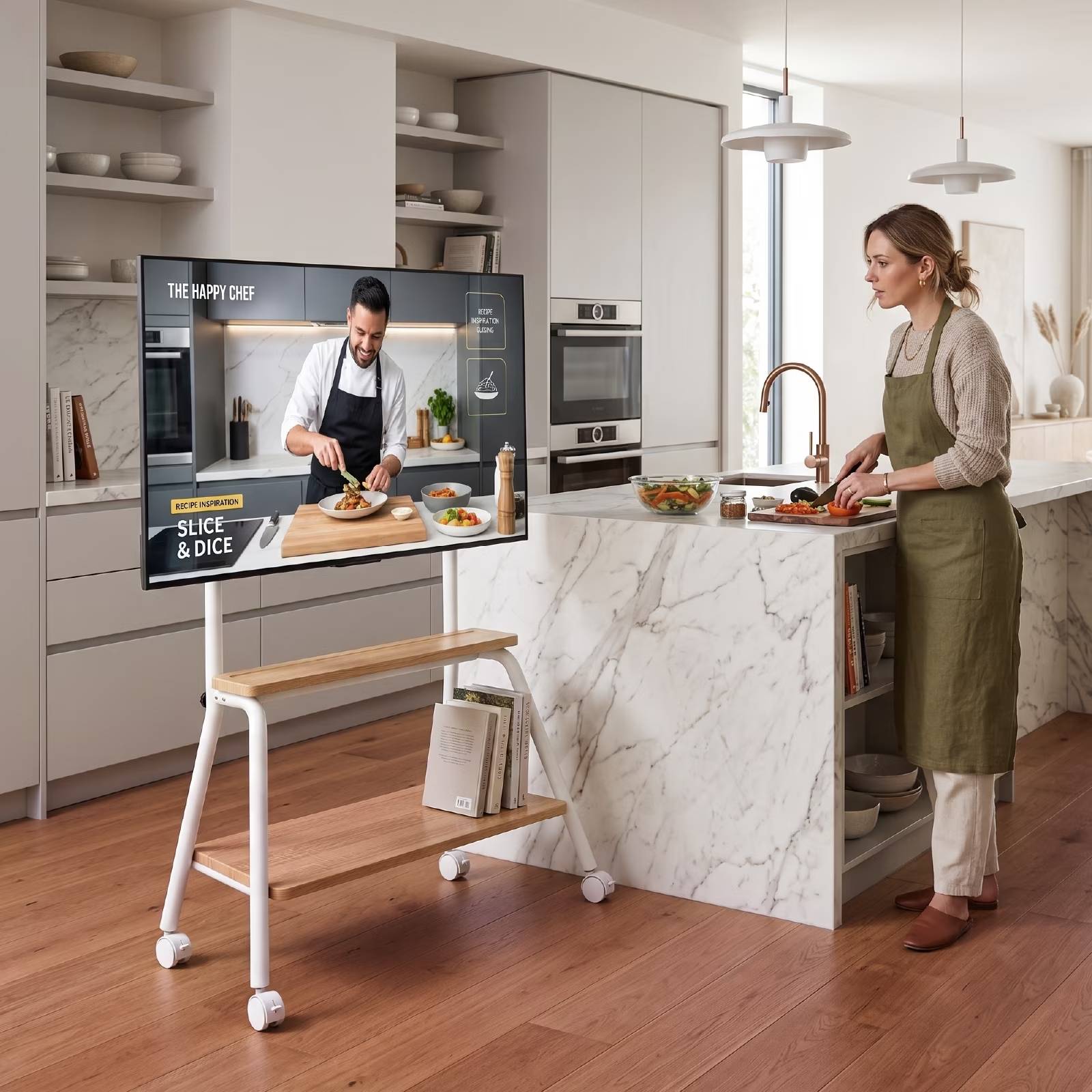 THE HAPPY CHEF

EGA REPARTON LON

RECIPE INSPIRATION SLICE & DICE
