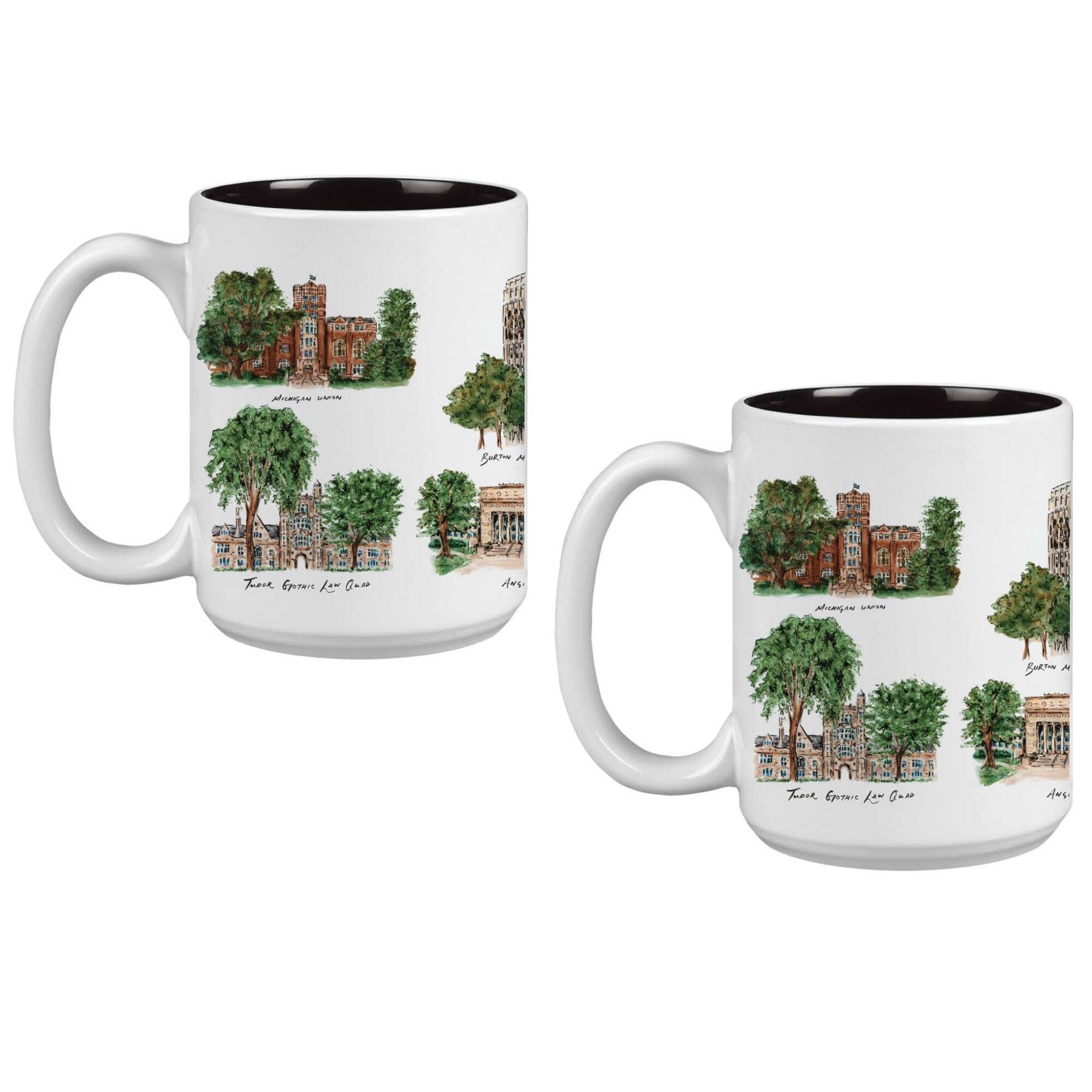 Ma - Burn M Tarne 10 0-- dm noingo Ba J Teae uur /o .- A

The text on the mugs reads:

- "Avenue"
- "Barton M"
- "Thank, Gothic Law Q-00"
- "Ave"