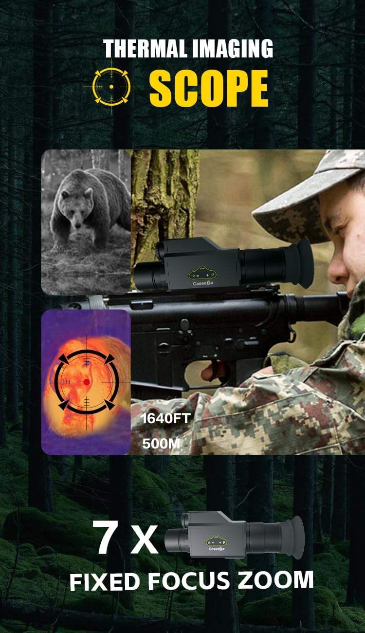 THERMAL IMAGING SCOPE

1640FT 500M

7 X FIXED FOCUS ZOOM