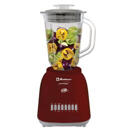 Koblenz - 500W 10-Speed 42 Oz Blender with Plastic Jar - Red