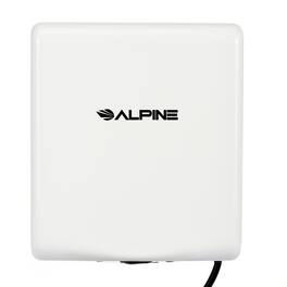 Alpine Industries - Willow Commercial High Speed Automatic 120V Electric Hand Dryer - White