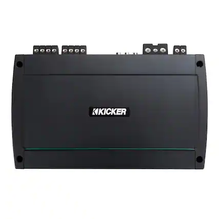Front. KICKER - Kicker KXMA900.5 4-Channel Full-Range Class D Marine Amplifier - Black.