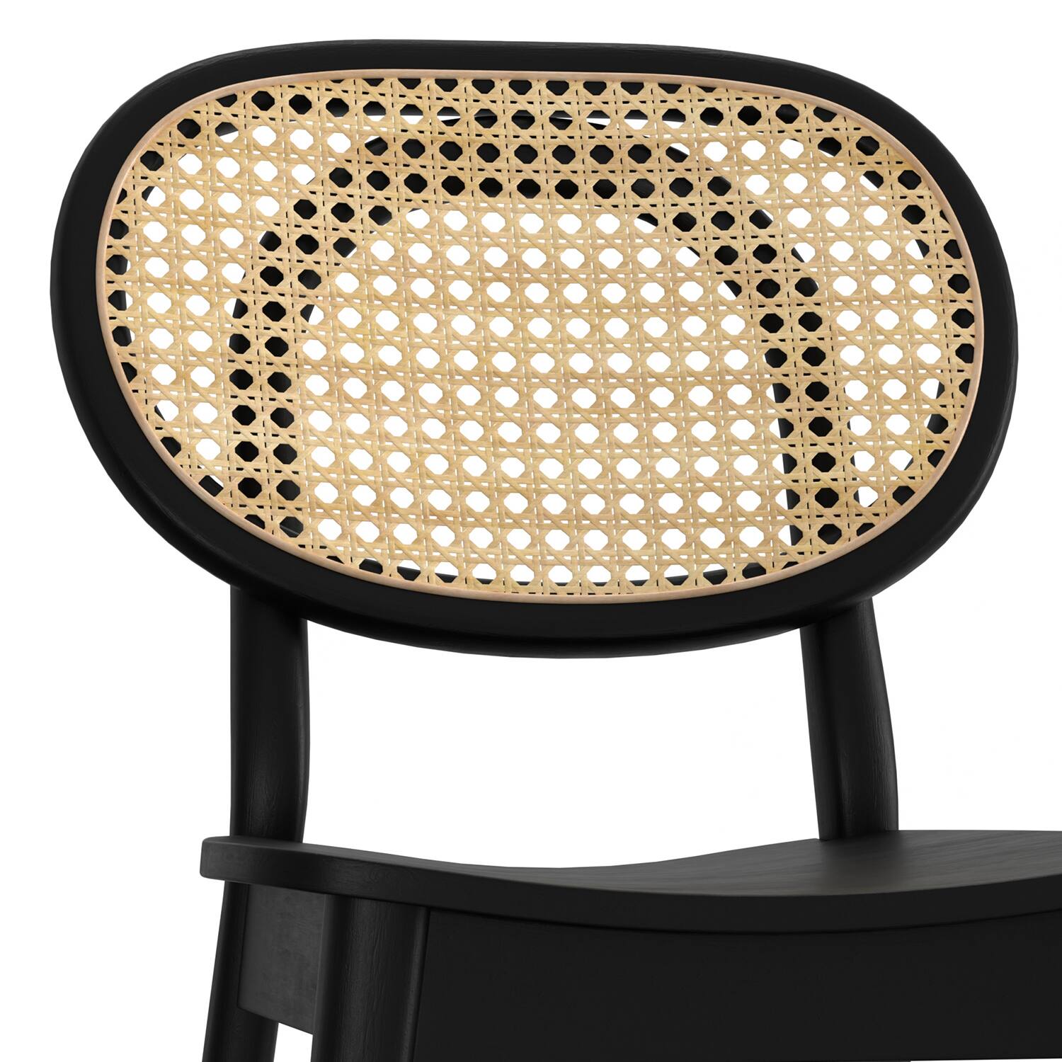 Alt View 6. Simpli Home - Rachel Dining Chair (Set of 2) in Black - Black.