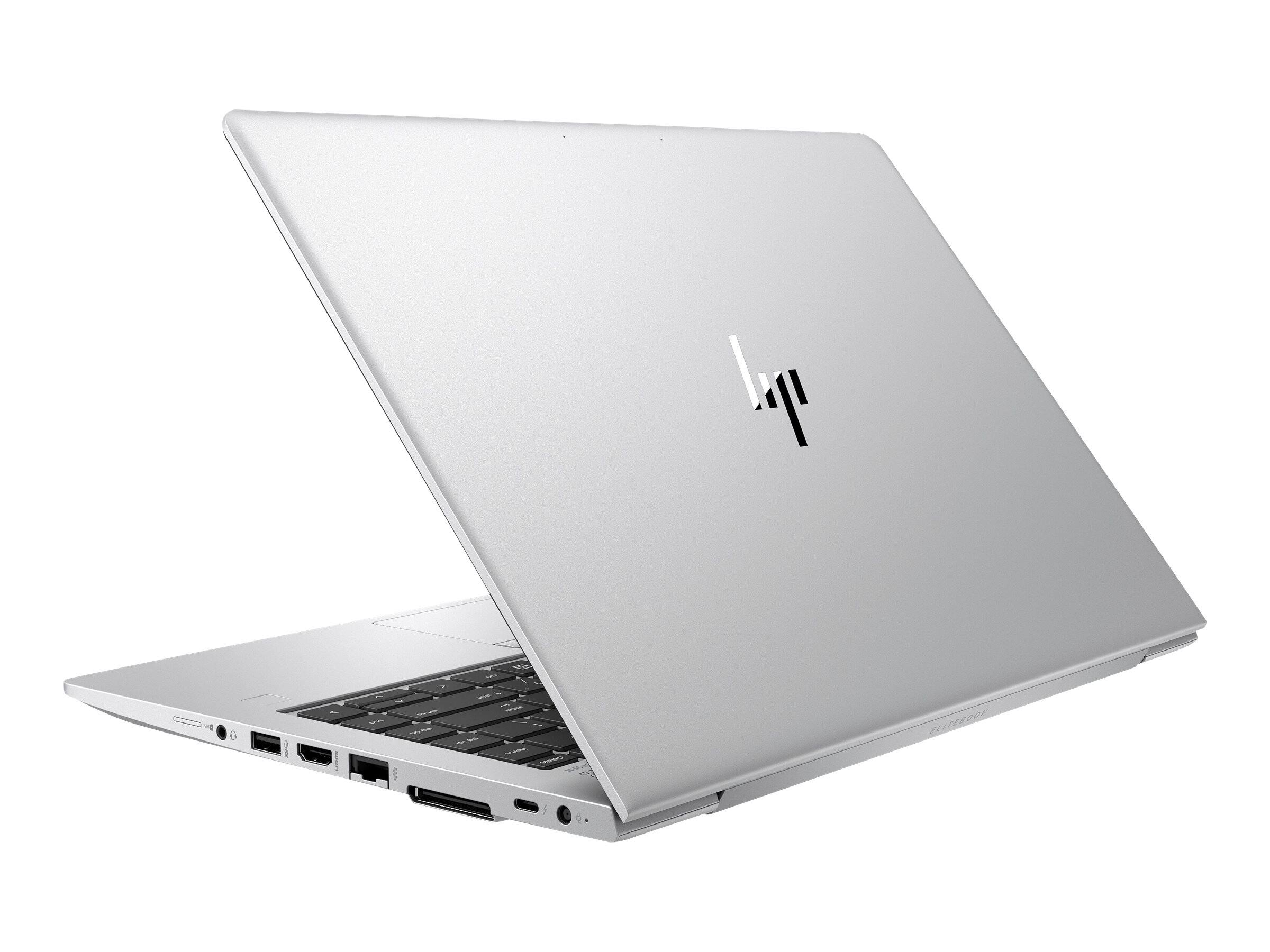 Alt View 3. HP - EliteBook 840 G6 14" FHD Touch Intel Core i7-8665U 1.9 GHz up to 4.8 GHz 16GB DDR4 256GB SSD Windows 11 Pro Laptop - Silver.