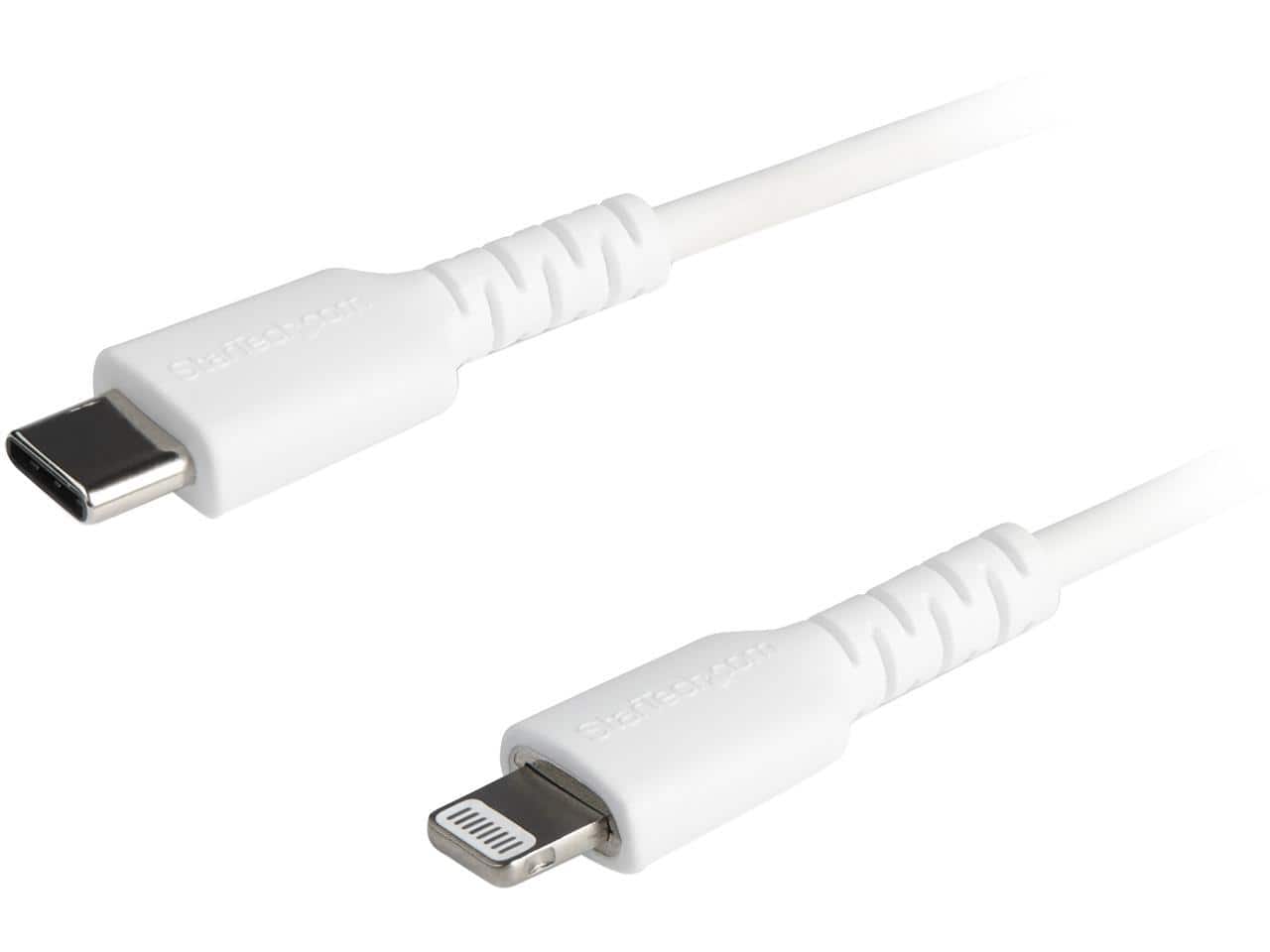 StarTech.com - StarTech 6.6ft USB C to Lightning Cable Heavy Duty Lightning Cable RUSBCLTMM2MW