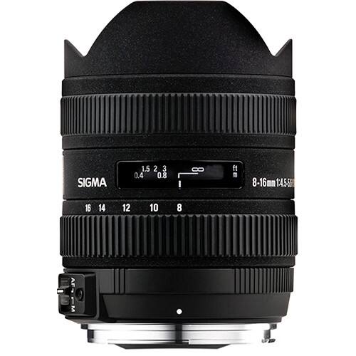 SIGMA  
1.5 0.4 2 3 0.8  
I - ft m  
8-16mm 14.5-55  
16 14 12 10 8  
AF AFT-M
