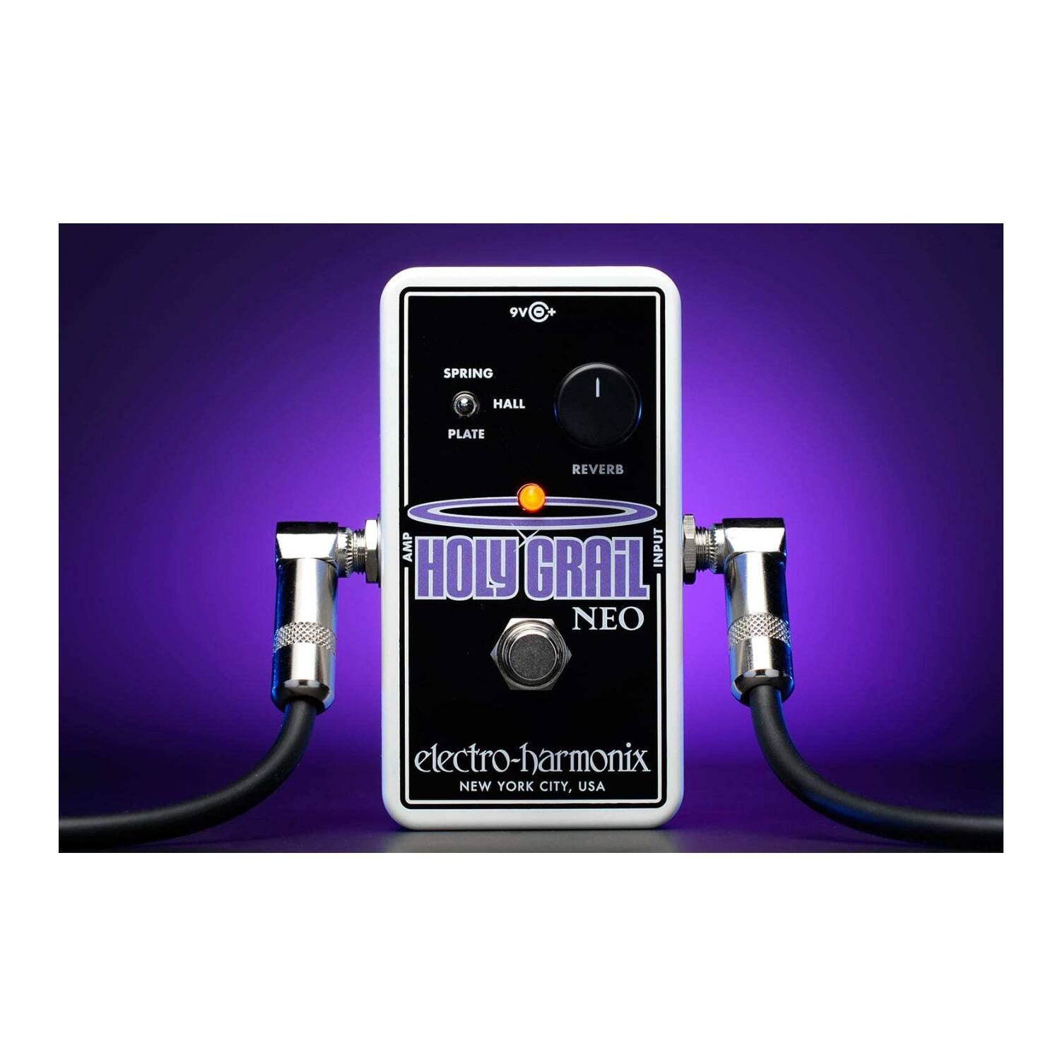 9V O SPRING HALL PLATE REVERB AMP INPUT HOLY GRAIL NEO electro-harmonix NEW YORK CITY, USA