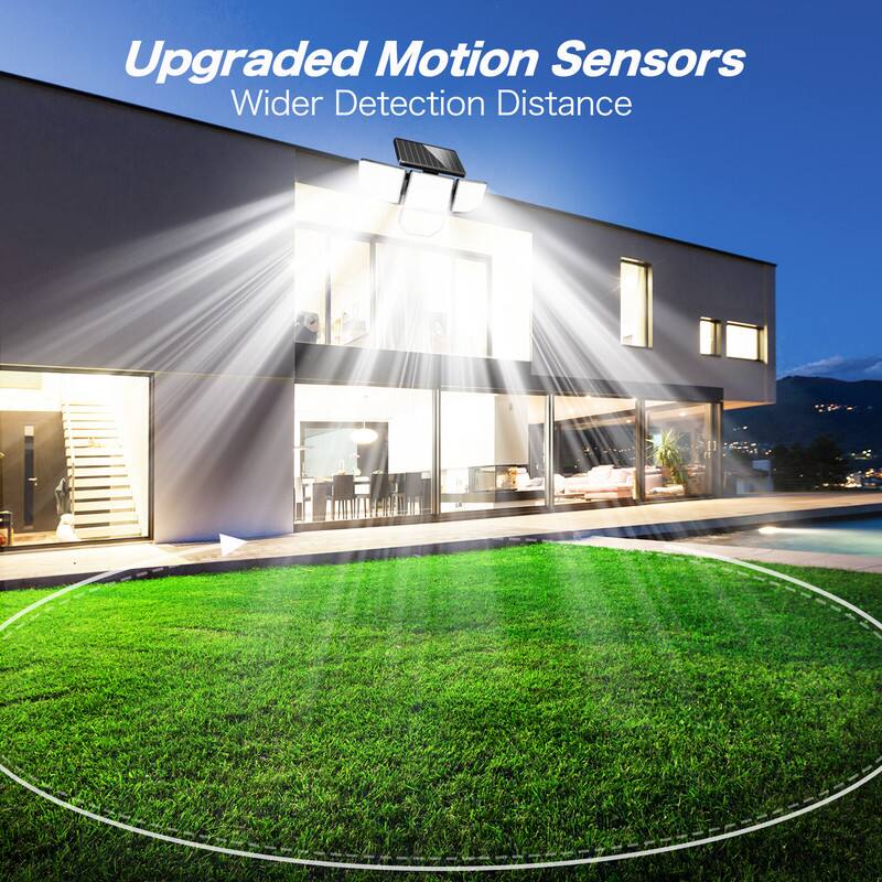 Upgraded Motion Sensors  
Wider Detection Distance