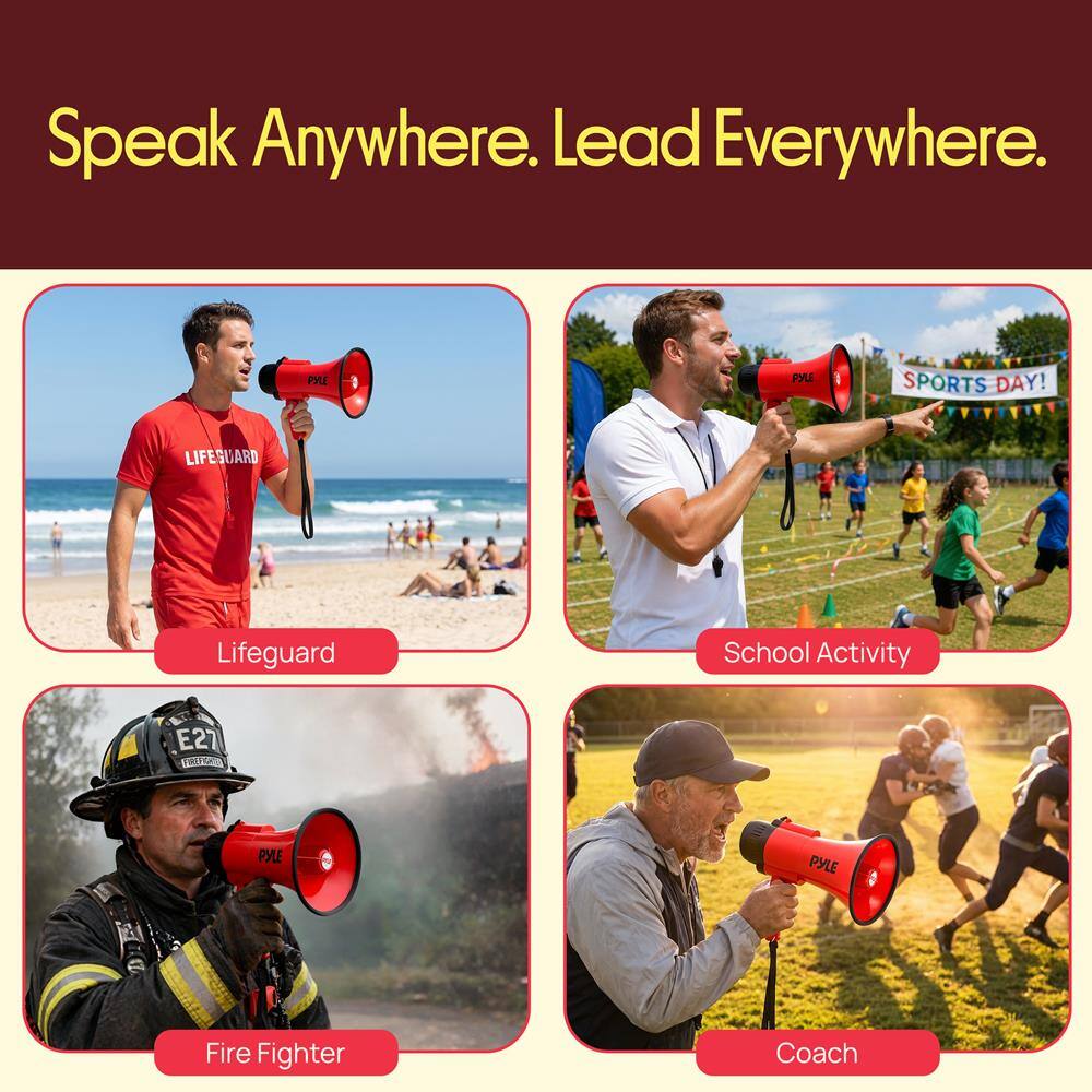Speak Anywhere. Lead Everywhere.

Lifeguard
School Activity
Fire Fighter
Coach
