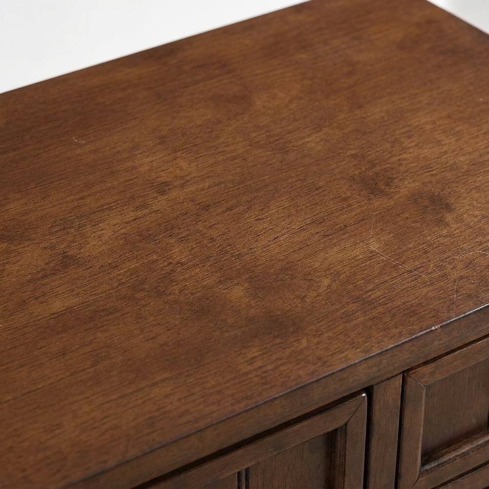 Alt View 3. FurniFact - Entryway Hall Table, Espresso - Espresso.