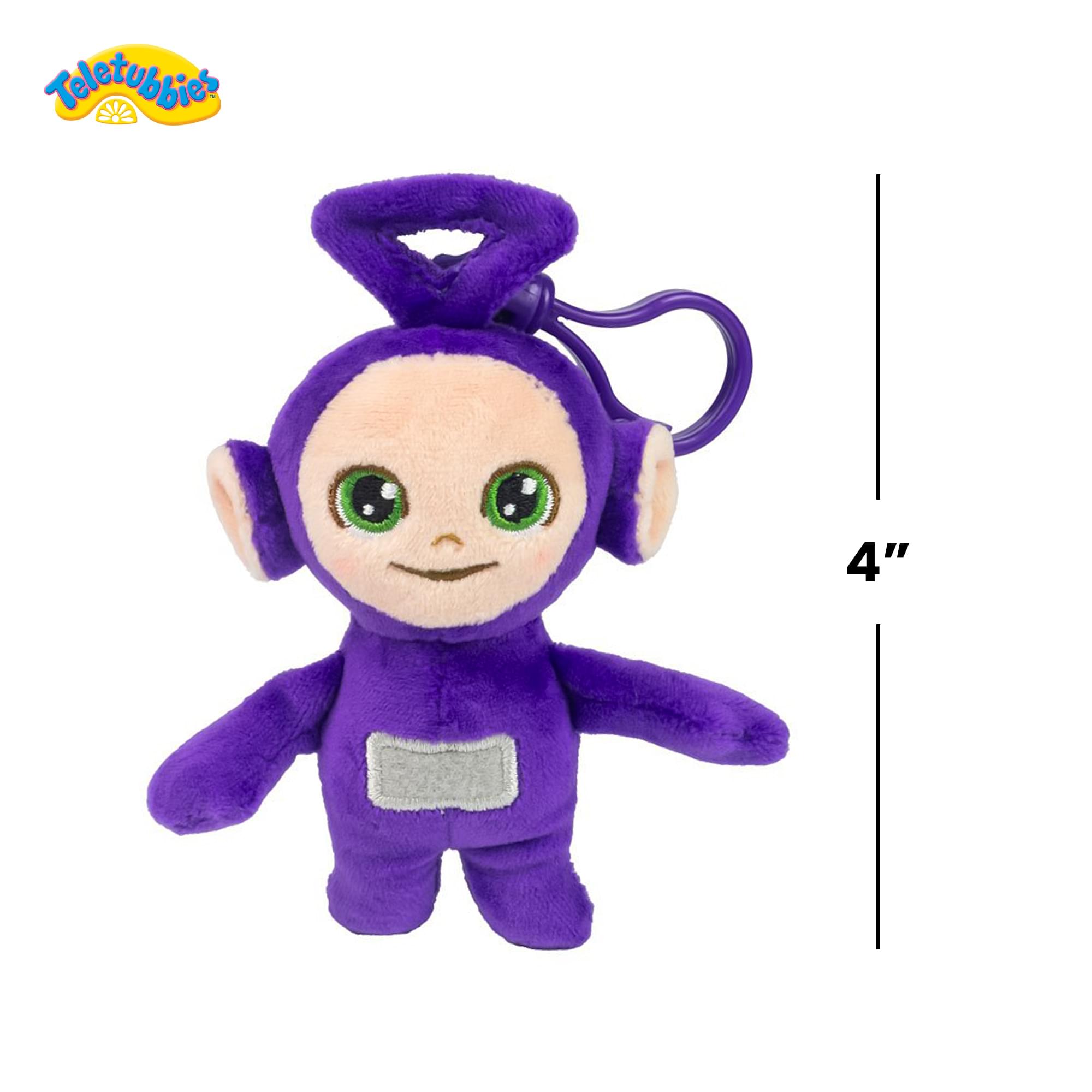 Alt View 1. The Loyal Subjects - Teletubbies 4-Inch Plush Backpack Clip | Tinky Winky - Purple.