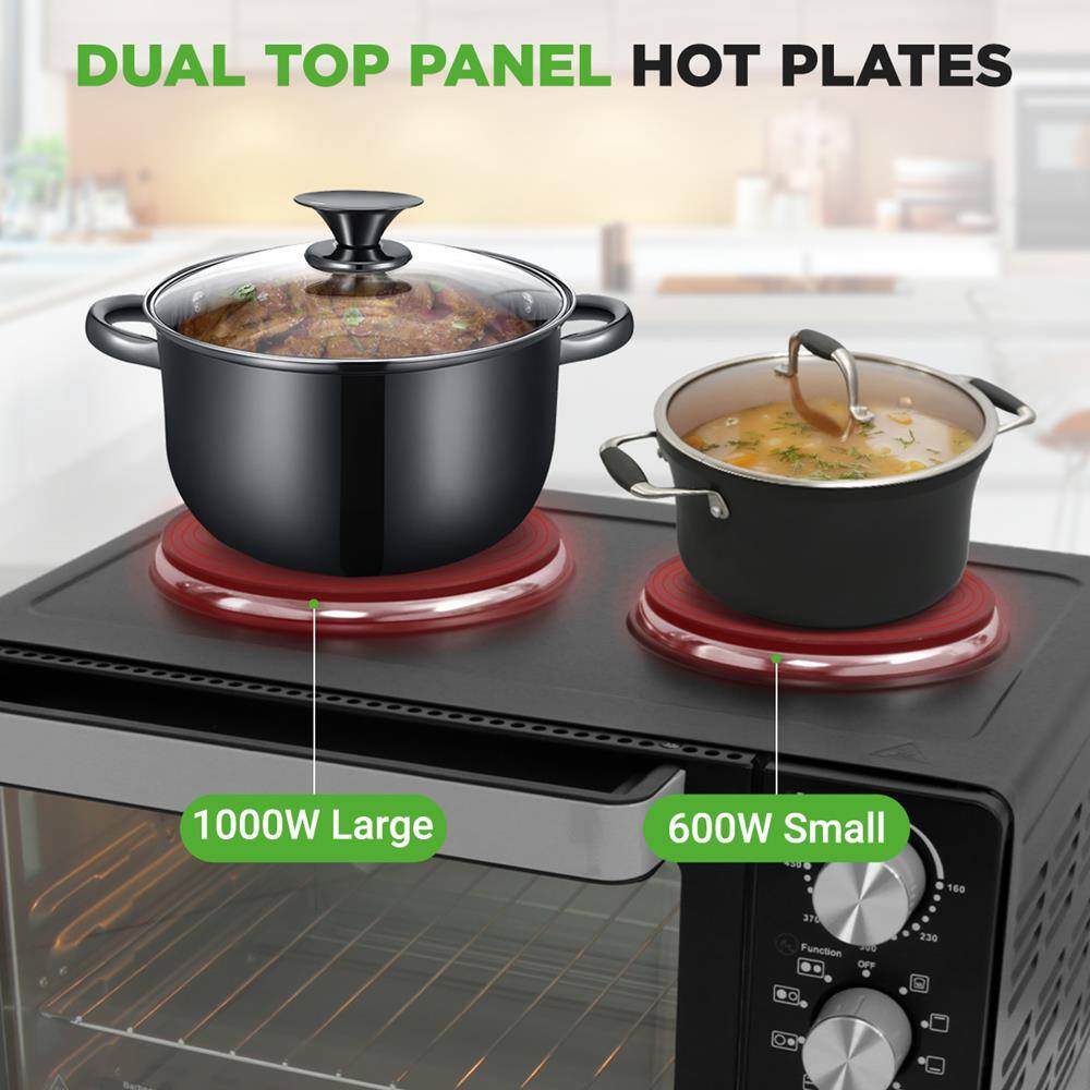DUAL TOP PANEL HOT PLATES

1000W Large  
600W Small
