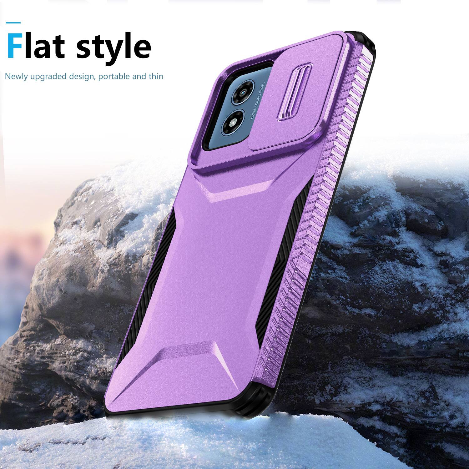 Flat style  
Newly upgraded design, portable and thin  
PIZEL 50MPIQUAD PIXEL