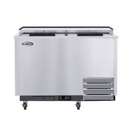 Koolmore - 50 in. Commercial Glass Froster, ETL Listed, 14 cu. ft. (KM-GF50-SS) - Stainless Steel