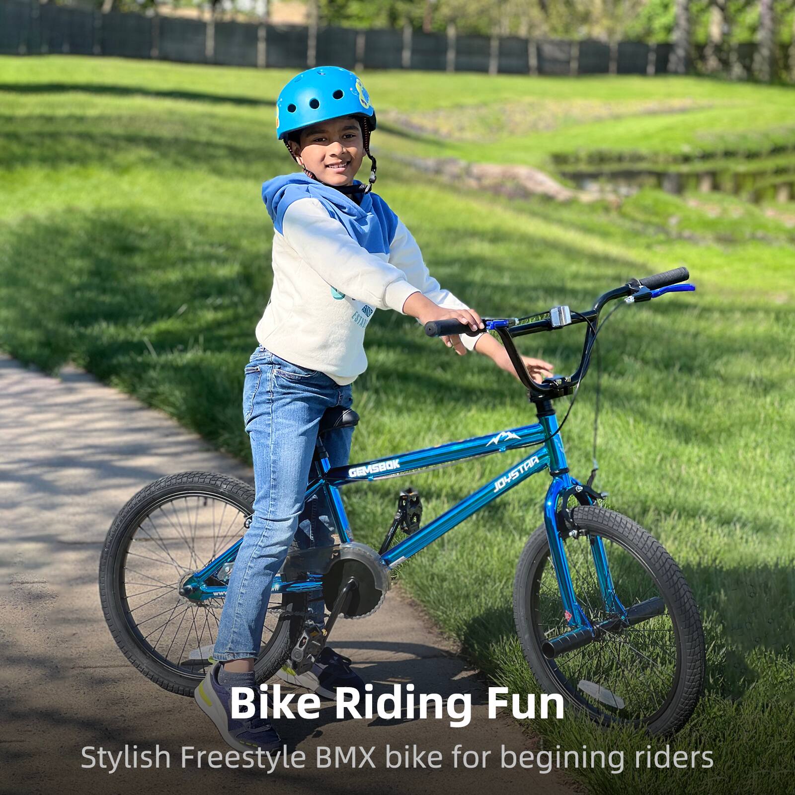 ST2 PHU GEMSBOK X JOYSTRR  
Bike Riding Fun  
Stylish Freestyle BMX bike for beginning riders