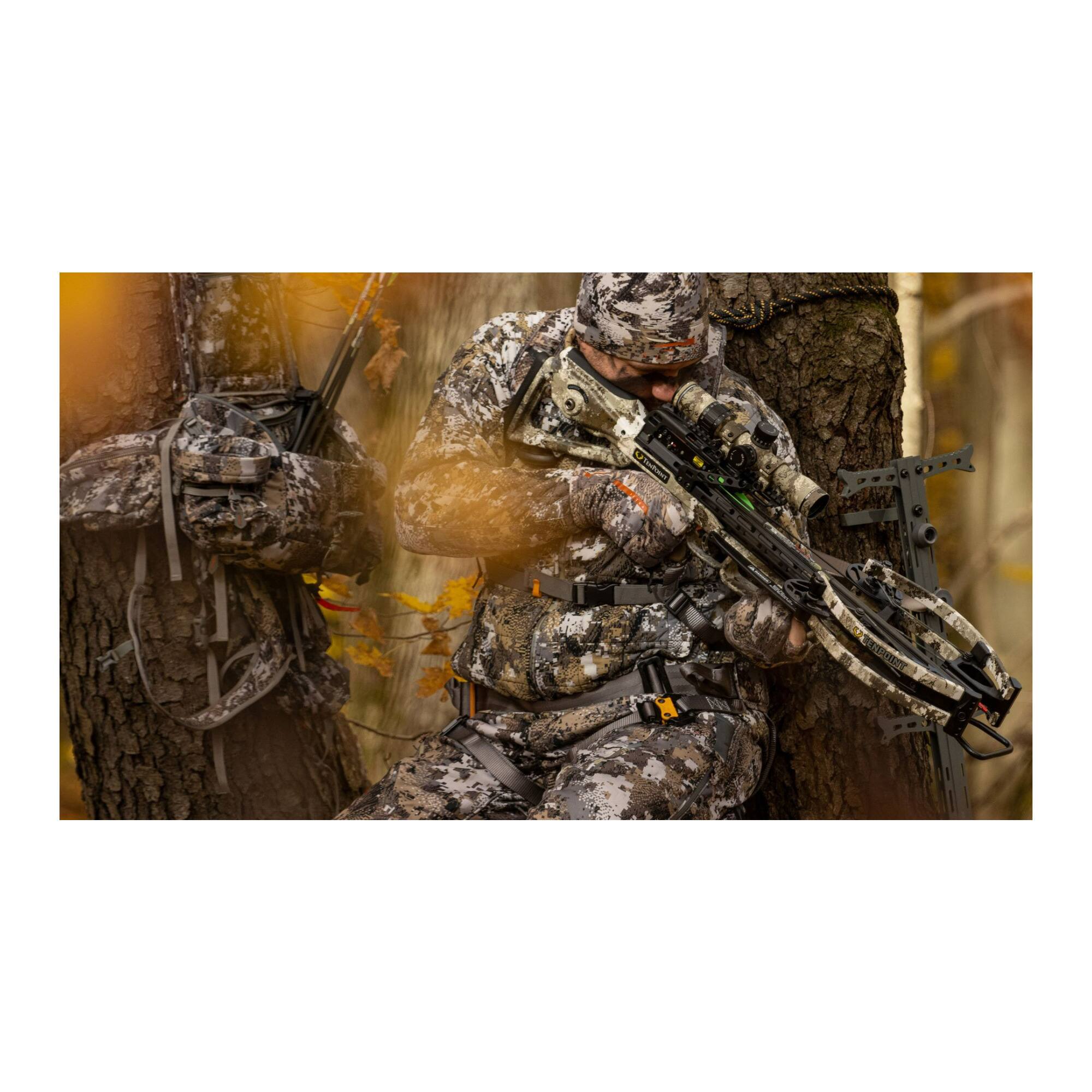 Angle. TenPoint - TenPoint Stealth 450 FPS Crossbow Package Evo-X Elite Camo Scope (Veil Alpine) - Veil Alpine.