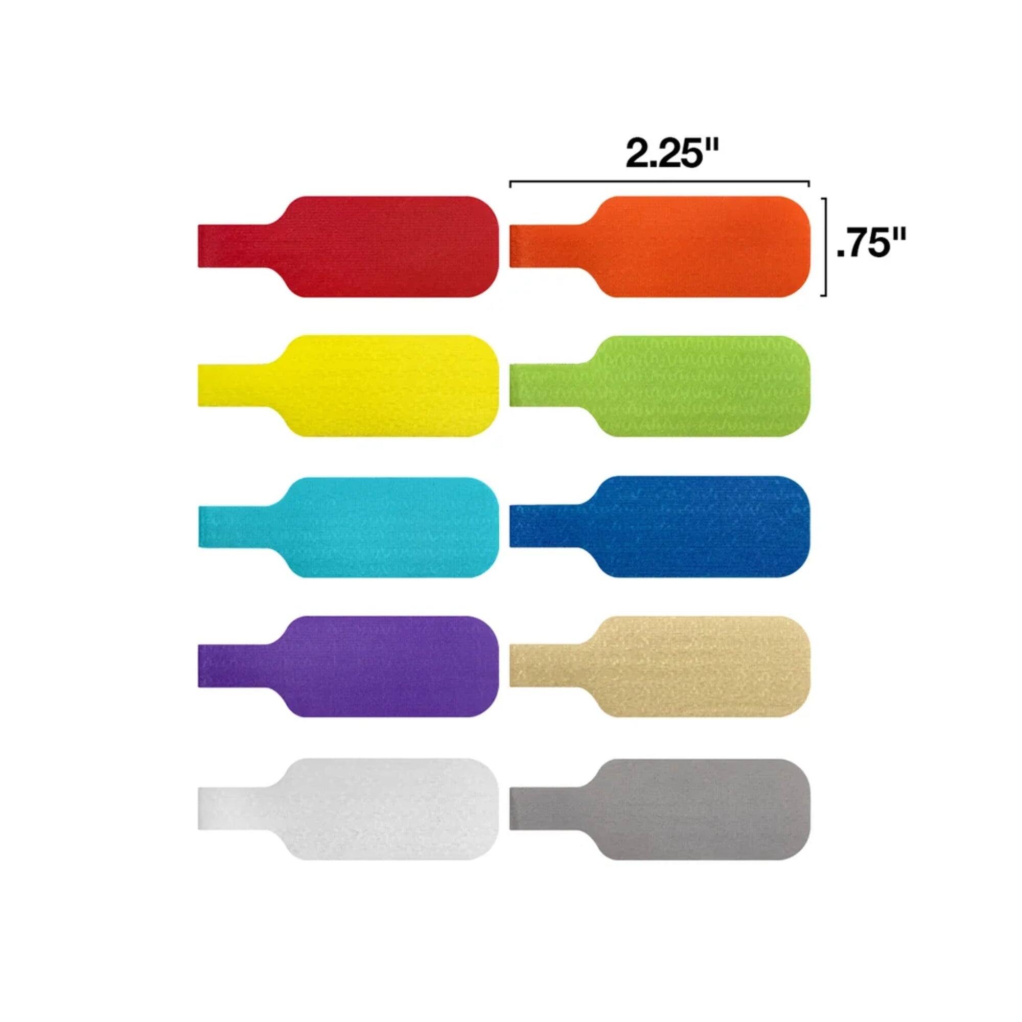 Grizzly Supply - Medium Cable Label 10/pk - Assorted Colors