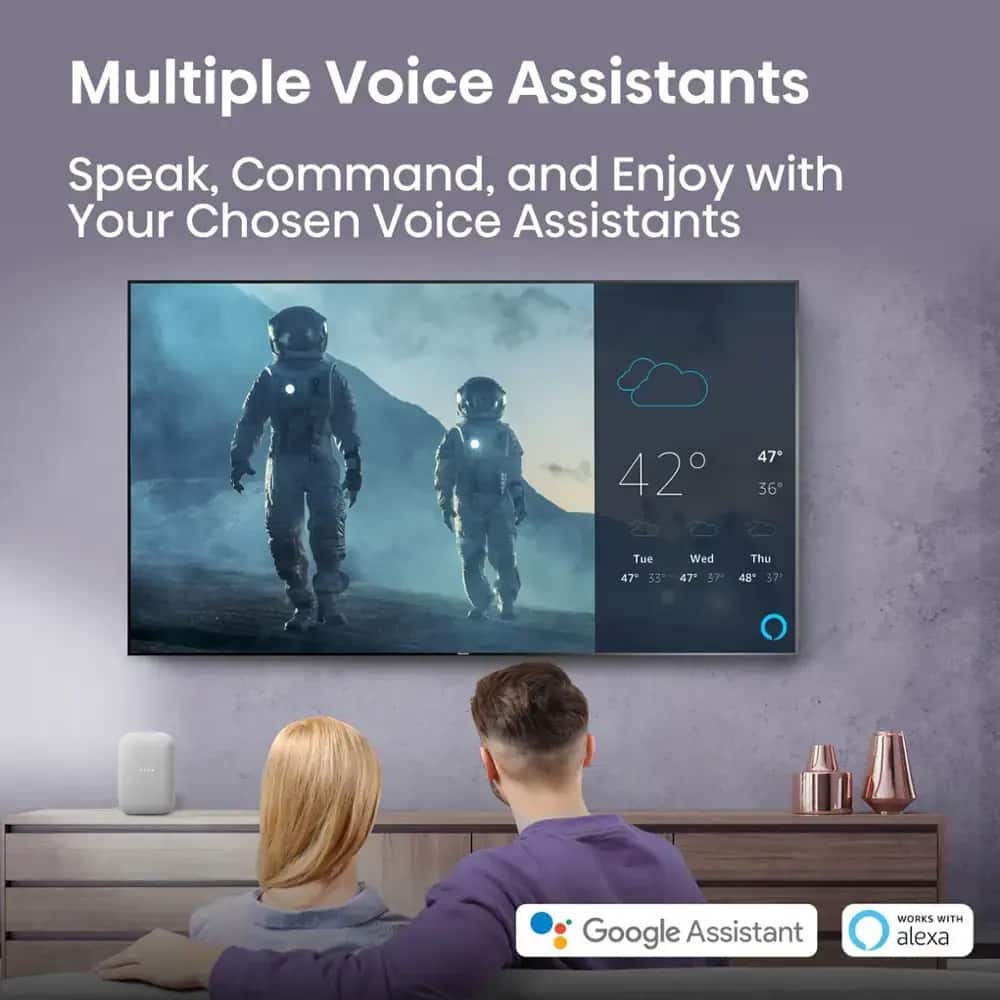 Multiple Voice Assistants Speak, Command, and Enjoy with Your Chosen Voice Assistants. Google Assistant works with Alexa.