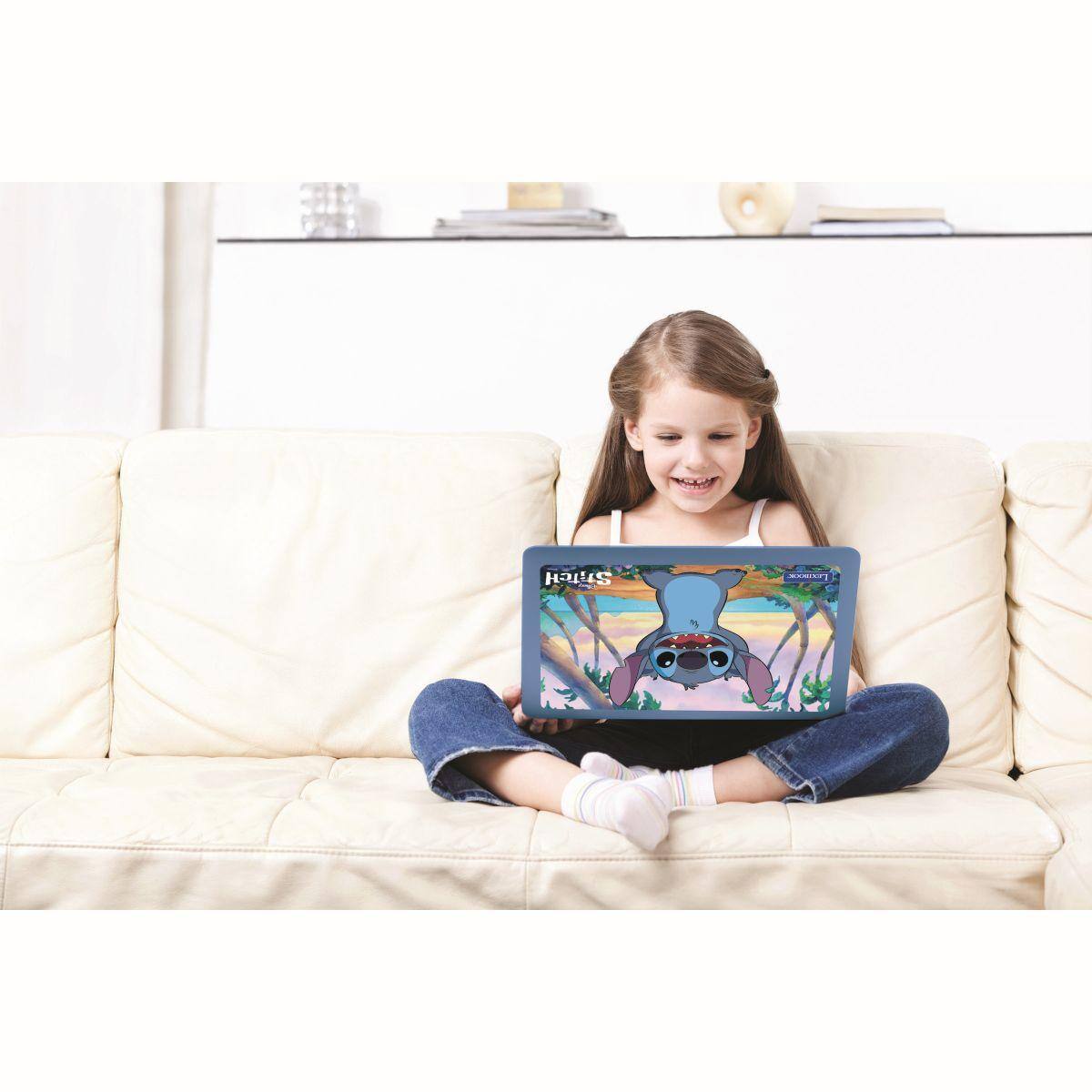 Alt View 5. Lexibook - DISNEY Stitch Bilingual Talking Educational laptop – 124 activities in English and Spanish.