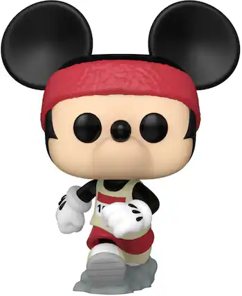 Front. Funko - FUNKO POP! Disney: Mickey in Real Life - Mickey Mouse (Marathon Outfit) - Collectibles - Multicolor.