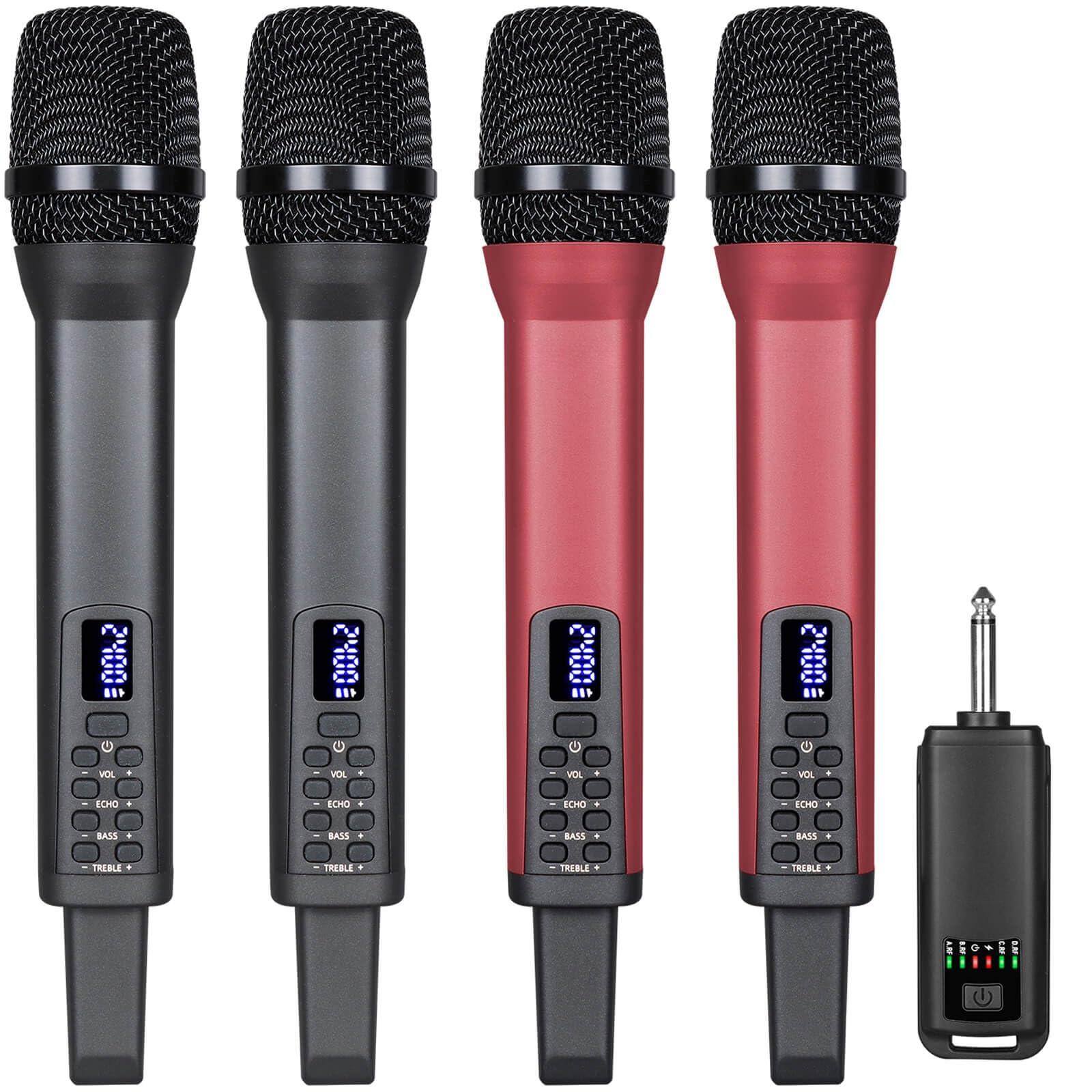 4 Mics, Grey&Red