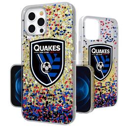 Keyscaper - MLS - San Jose Earthquakes iPhone Confetti Glitter Design Case - 13 - Multicolor