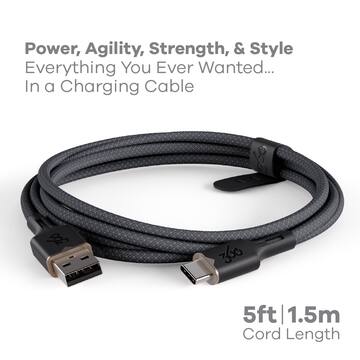 Power, Agility, Strength, & Style  
Everything You Ever Wanted...  
In a Charging Cable  

5ft | 1.5m Cord Length